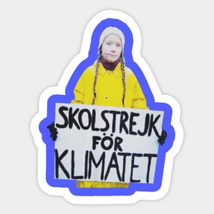 Skoltrejk For Klimatet Sticker